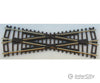 Atlas Ho 572 Code 83 Crossing - Nickel Silver With Brown Ties -- 19 Degrees Track & Turnouts