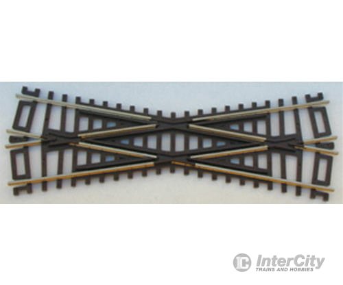 Atlas Ho 572 Code 83 Crossing - Nickel Silver With Brown Ties -- 19 Degrees Track & Turnouts