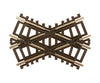 Atlas Ho 575 Code 83 Crossing - Nickel Silver With Brown Ties -- 45 Degrees Track & Turnouts