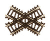 Atlas Ho 576 Code 83 Crossing - Nickel Silver With Brown Ties -- 60 Degrees Track & Turnouts