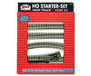 Atlas 588 Code 83 Nickel-Silver Snap-Track Set -- Starter Track & Turnouts