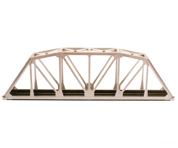 Atlas Ho 593 18 Through-Truss Bridge - Kit -- Code 83 Track (Black) Tunnels & Bridges