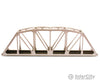 Atlas Ho 593 18 Through-Truss Bridge - Kit -- Code 83 Track (Black) Tunnels & Bridges