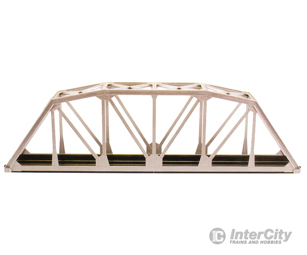 Atlas Ho 593 18 Through-Truss Bridge - Kit -- Code 83 Track (Black) Tunnels & Bridges