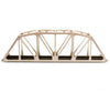 Atlas Ho 594 18 Through-Truss Bridge - Kit -- Code 83 Track (Silver) Tunnels & Bridges