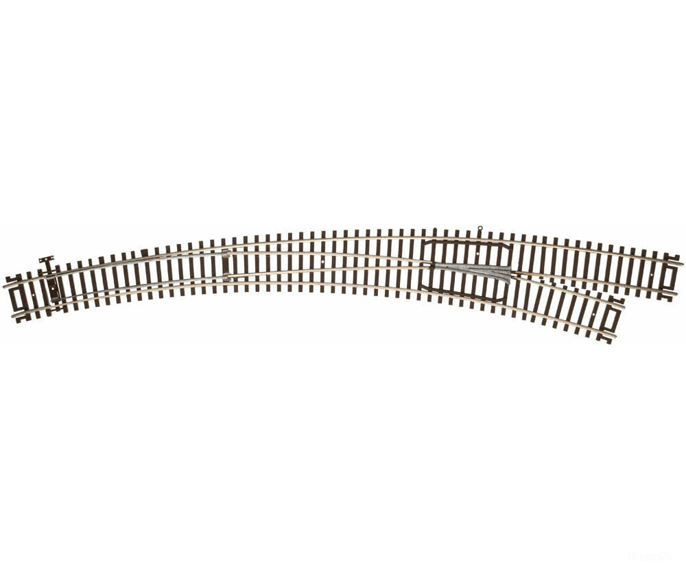 Atlas Ho 596 Code 83 Curved Turnout - Customline(R) Mark Iv -- Right Hand Inside Radius 22 Outside