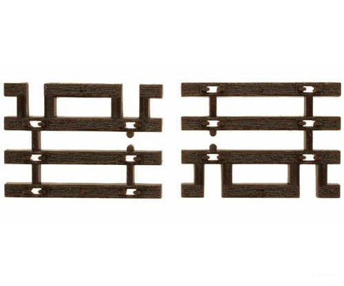 Atlas Ho 598 Flex-Track End Ties -- Code 83 Pkg(6) Track Accessories