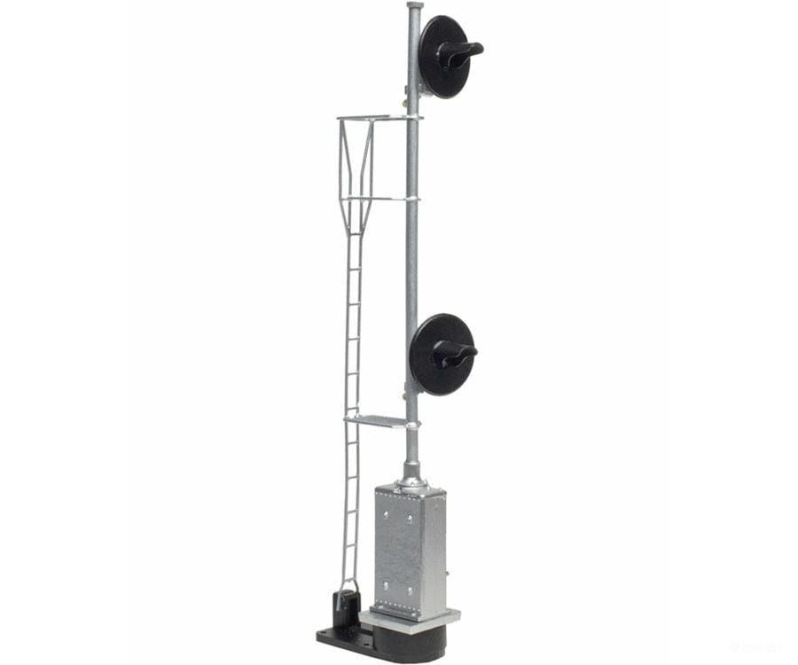 Atlas 70000087 Searchlight Signal With Us&S Cabinet (Up Style) - System -- Double-Head Signals &