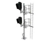 Atlas 70000097 Double-Head Modern Hooded Signal - All Scales System -- Right Hand Signals & Catenary