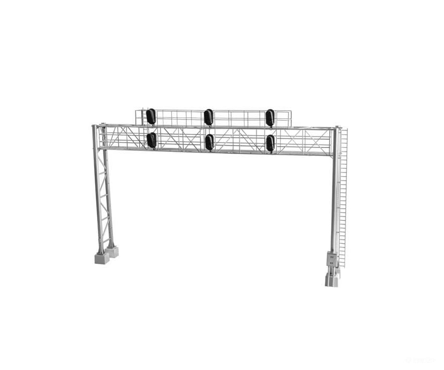 Atlas 70000100 3-Track Modern Signal Bridge - All Scales System -- 6 Heads Signals & Catenary