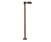 Atlas 70000202 Single-Arm Square Led Light 3-Pack -- Bronze (Cool White Led) 15 Scale Feet Tall