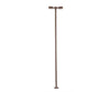 Atlas 70000213 Double-Arm Square Led Light 3-Pack -- Bronze (Warm White Led) 30 Scale Feet Tall