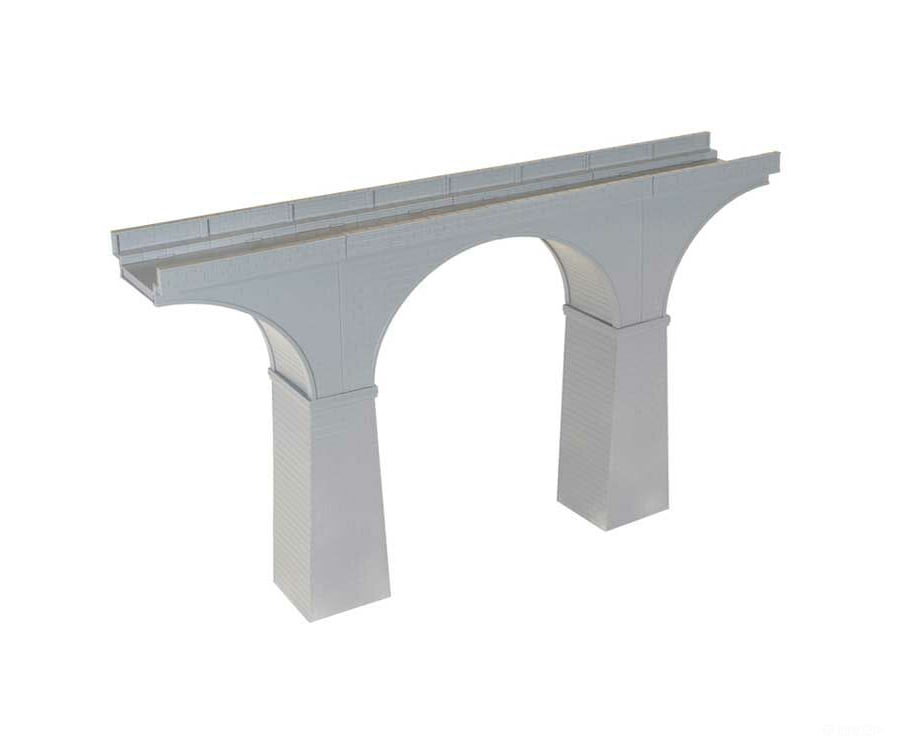 Atlas 70000225 Single-Track Cut-Stone Viaduct -- 18 X 3-1/4’ Cm Variable Height Structures