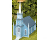 Atlas 708 19Th Century Church - Kit -- 9-1/2 X 4-3/4 10-3/4 23.8 11.9 26.9Cm Structures