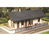 Atlas 720 Maywood Train Station -- Kit - 9-1/4 X 4-1/4 3 23.1 10.6 7.5Cm (Tan W/Brown Trim)