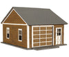 Atlas 735 Kims Classic Garage - Kit (Laser-Cut Wood) -- Pkg(2) Structures