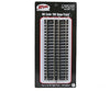 Atlas Ho 822 Straight Snap-Track(R) Nickel-Silver Rail -- 6 15.2Cm (Black Ties) Pkg(4) Track &
