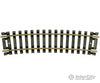 Atlas Ho 834 Code 100 Curved Snap-Track(R) Nickel-Silver Rail -- 1/2 Section 18 Radius (Black Ties)