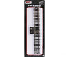 Atlas Ho 840 Terminal Section Snap-Track(R) Nickel-Siver Rail -- 9 Straight Black Ties Track &