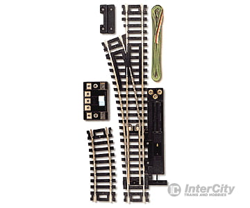 Atlas Ho 850 Code 100 Remote Control Snap-Switch(R) Turnout - Nickel-Silver Rail -- Left-Hand Track