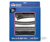 Atlas Ho 88 Snap Track Code 100 Starter Set -- Nickel-Silver Rail Black Ties & Turnouts