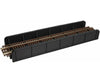 Atlas Ho 880 Through Plate-Girder Bridge With Code 100 Track -- Kit - Single-Track (Black) Tunnels &