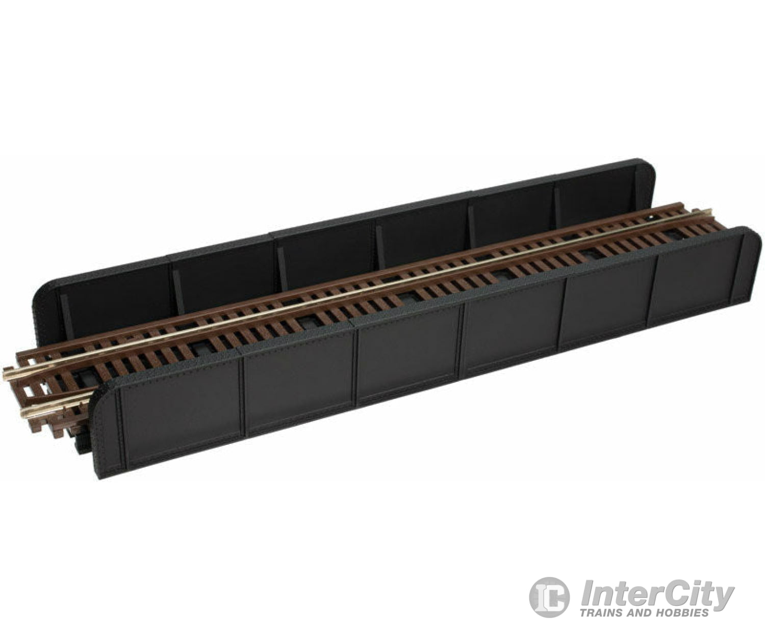 Atlas Ho 880 Through Plate-Girder Bridge With Code 100 Track -- Kit - Single-Track (Black) Tunnels &