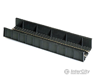 Atlas Ho 885 65 Through Plate-Girder Bridge - Assembled -- With Code 100 Nickel-Silver Rail 9 X