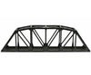 Atlas Ho 888 18 Through Truss Bridge Kit W/Code 100 Track -- Black Tunnels & Bridges
