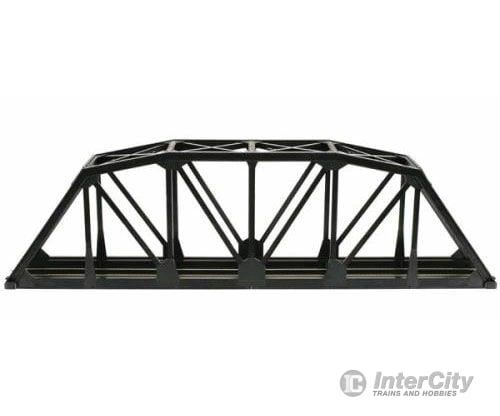 Atlas Ho 888 18 Through Truss Bridge Kit W/Code 100 Track -- Black Tunnels & Bridges