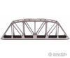 Atlas Ho 889 18 Through Truss Bridge Kit W/Code 100 Track -- Silver Tunnels & Bridges