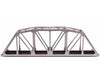 Atlas Ho 889 18 Through Truss Bridge Kit W/Code 100 Track -- Silver Tunnels & Bridges