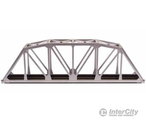 Atlas Ho 889 18 Through Truss Bridge Kit W/Code 100 Track -- Silver Tunnels & Bridges