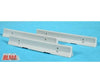 Atlas Blma4107 Concrete K-Rail Barrier -- Length: 2-11/16 6.8Cm Pkg(8) Other Scenery