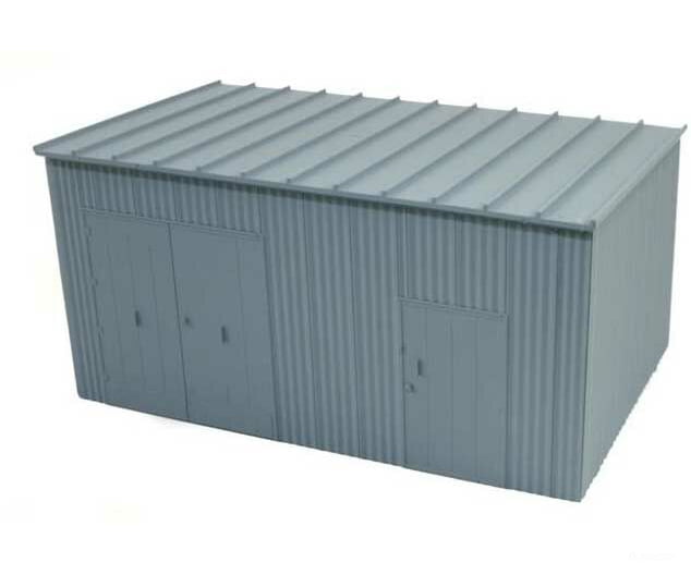Atlas Blma4305 Trackside Equipment Shed - Assembled Scenery Details