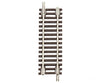 Atlas N 2005 Code 55 Track W/Nickel-Silver Rail & Brown Ties -- Straight - 2 5.1Cm Pkg(6) Turnouts