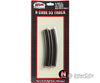 Atlas N 2010 Code 55 Track W/Nickel-Silver Rail & Brown Ties -- 10 Radius Full Curve Pkg(6) Turnouts