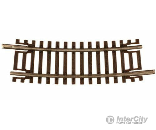 Atlas N 2011 Code 55 Track W/Nickel-Silver Rail & Brown Ties -- 10 Radius Half Curve Pkg(6) Turnouts