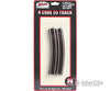 Atlas N 2012 Code 55 Track W/Nickel-Silver Rail & Brown Ties -- 11-1/4 Radius Full Curve Pkg(6)