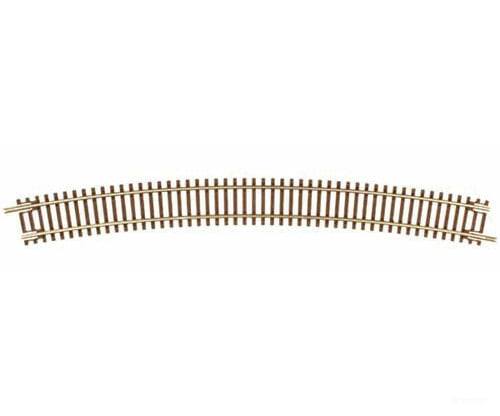 Atlas N 2020 Code 55 Track W/Nickel-Silver Rail & Brown Ties -- 16-1/4 Radius Full Curve Pkg(6)