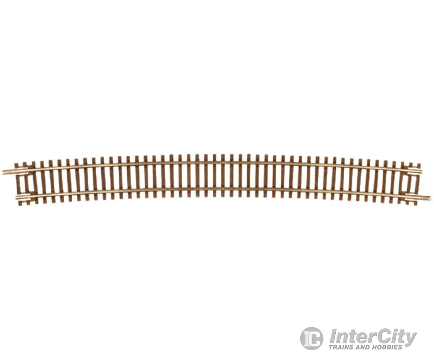 Atlas N 2030 Code 55 Track W/Nickel-Silver Rail & Brown Ties -- 30.6 Radius Curve Pkg(6) Turnouts