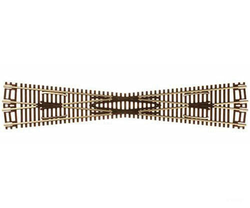 Atlas N 2040 Code 55 Track W/Nickel-Silver Rail & Brown Ties -- 11.25-Degree Crossing Turnouts