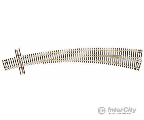 Atlas N 2059 Code 55 Curved Turnout; 21-1/4 Outside & 15 Inside Radius -- Right Hand Track Turnouts