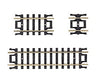 Atlas N 2509 Straight Snap-Track(R) -- Assorted Black Ties Includes: Two 2-1/2 Four 1-1/4 & 5/8