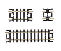Atlas N 2509 Straight Snap-Track(R) -- Assorted Black Ties Includes: Two 2-1/2 Four 1-1/4 & 5/8