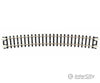 Atlas N 2526 Curved Snap-Track(R) -- 19 Radius Black Ties Pkg(6) Track & Turnouts