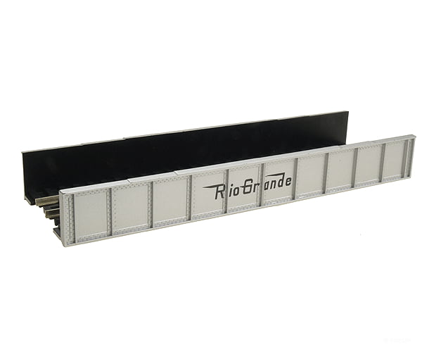 Atlas 2552 Decorated Code 80 Plate-Girder Bridge -- Denver & Rio Grande Western (Black White)