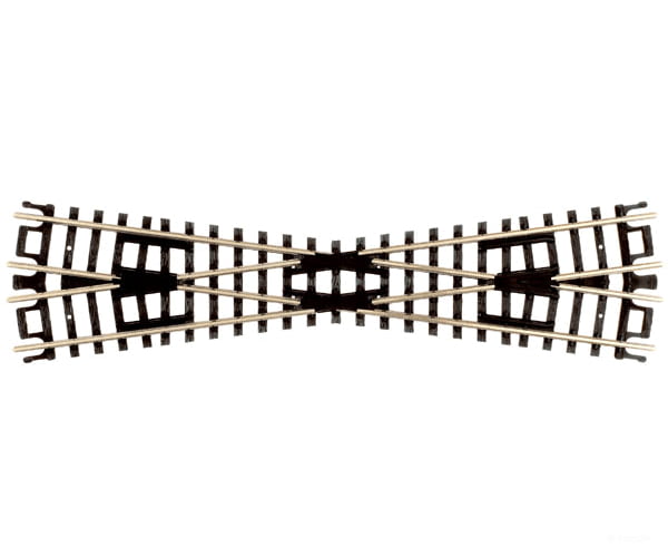 Atlas N 2564 Crossings W/Black Ties -- 15 Degrees Track & Turnouts
