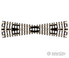 Atlas N 2564 Crossings W/Black Ties -- 15 Degrees Track & Turnouts