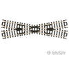 Atlas N 2565 Crossings W/Black Ties -- 20 Degrees Track & Turnouts